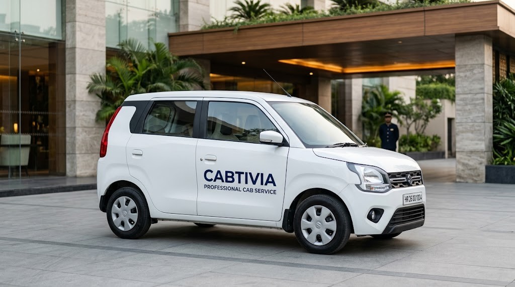 Cabtivia hatchback cab for affordable one way and outstation taxi service